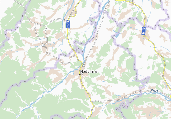 Karte Stadtplan Nazavyziv