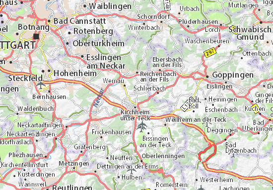 Karte Stadtplan Notzingen