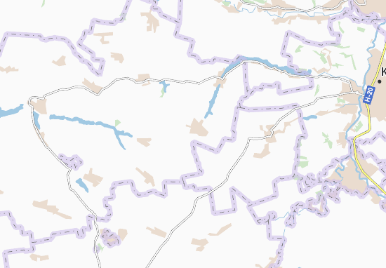 Kaart Plattegrond Starovarvarivka