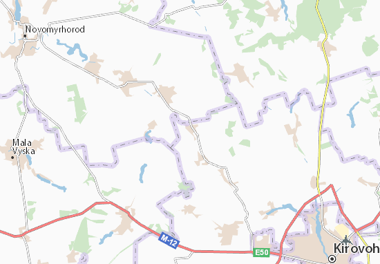 Karte Stadtplan Mohutnje