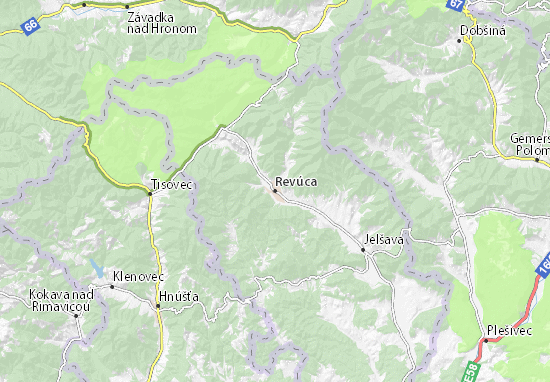 Revúca Map