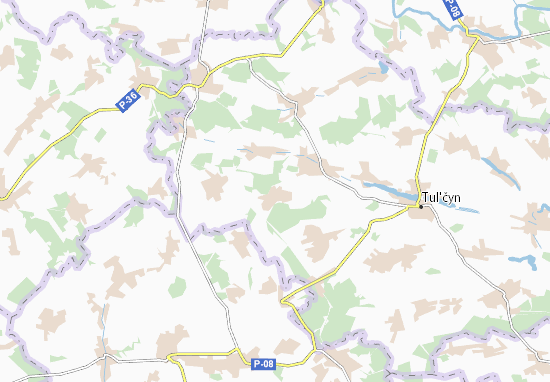 Karte Stadtplan Shura-Kopiivs&#x27;ka