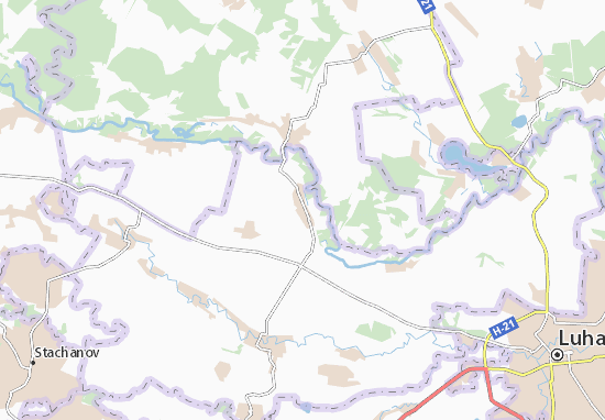 Mapa Slov&#x27;yanoserbs&#x27;k