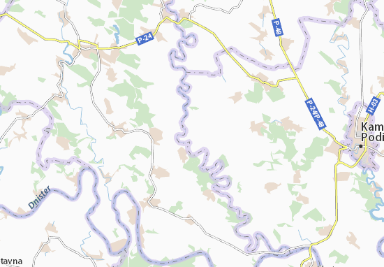 Mapa Shustivtsi