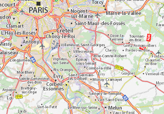 Kaart Plattegrond Périgny