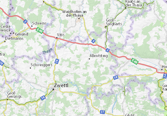 Karte Stadtplan Zwinzen