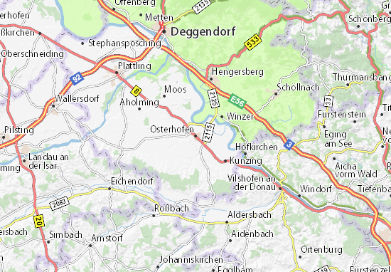 Osterhofen Map
