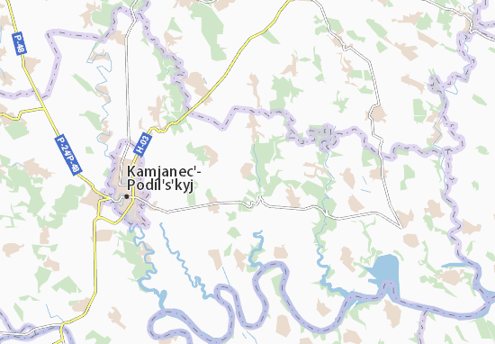 Karte Stadtplan Knyazhpil&#x27;