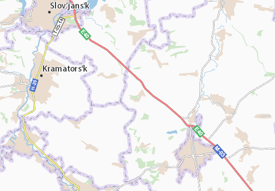 Mapa Min&#x27;kivka