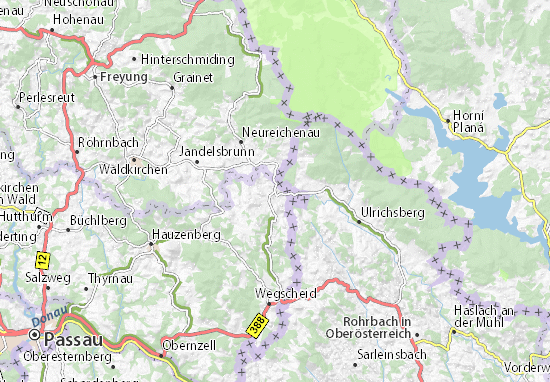 Karte Stadtplan Breitenberg