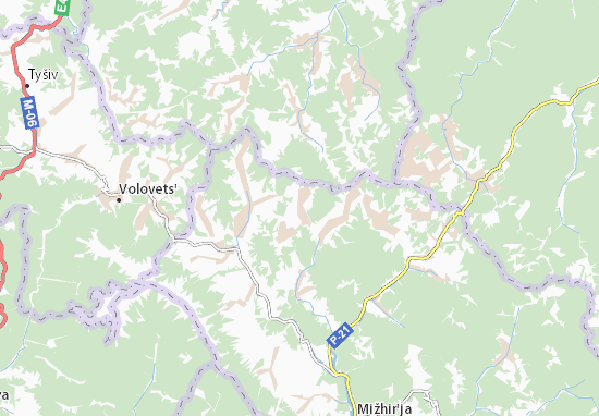 Karte Stadtplan Liskovets&#x27;