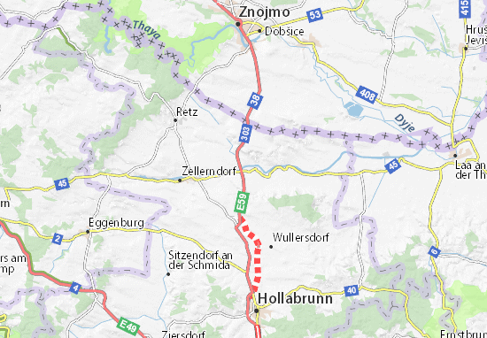 Jetzelsdorf Map