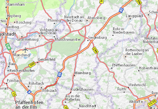 Elsendorf Map