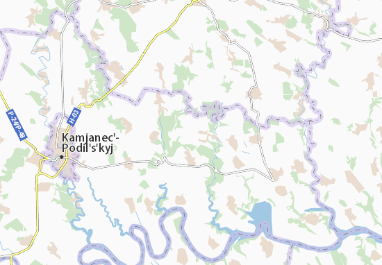 Karte Stadtplan Derev&#x27;yane