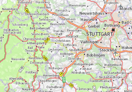 Karte Stadtplan Grafenau