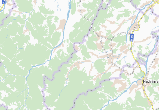 Karte Stadtplan Bohrivka