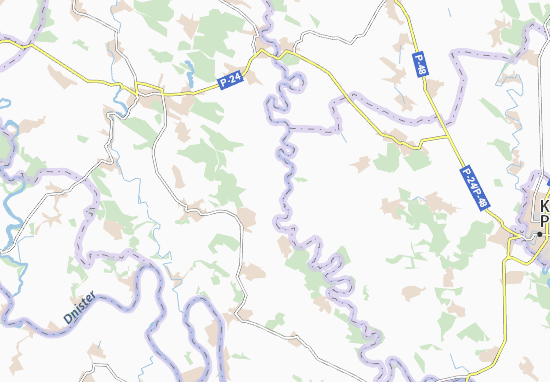 Karte Stadtplan Nyvra