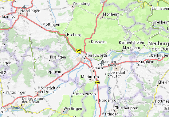 Mapas-Planos Donauwörth