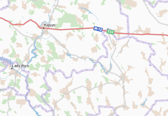 Mapa Kiblych