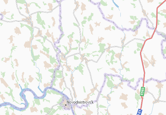 Karte Stadtplan Murovani Kurylivtsi