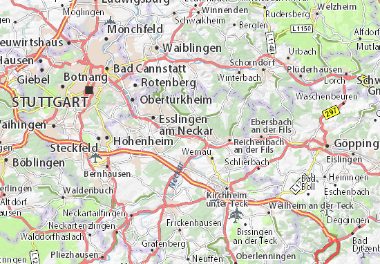 Mapa Altbach