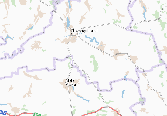 Kaart Plattegrond Purpurivka