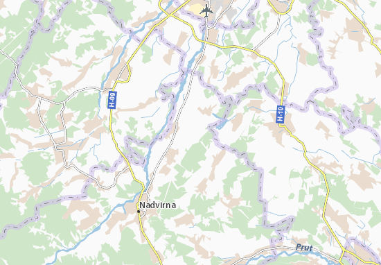 Mapa Volosiv