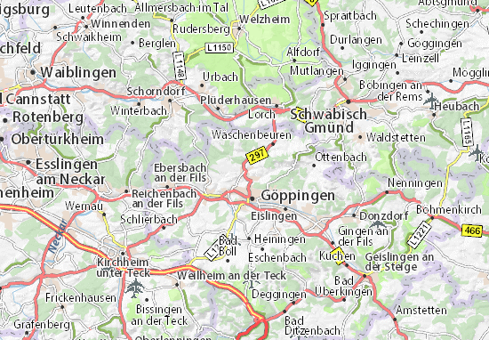 Rechberghausen Map