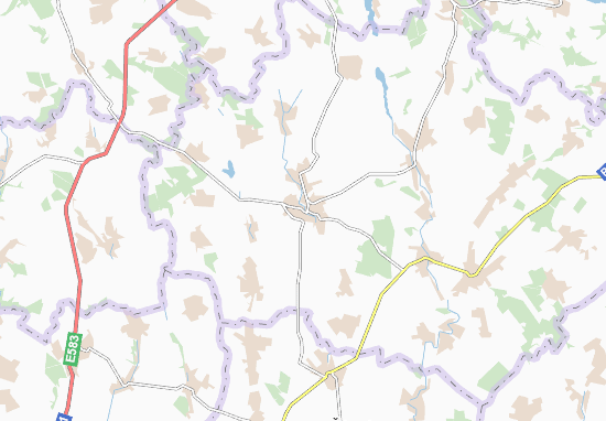 Karte Stadtplan Sloboda-Sharhorods&#x27;ka