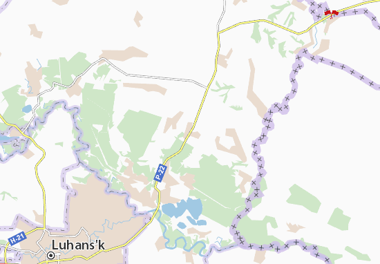 Karte Stadtplan Nyzhnya Vil&#x27;khova