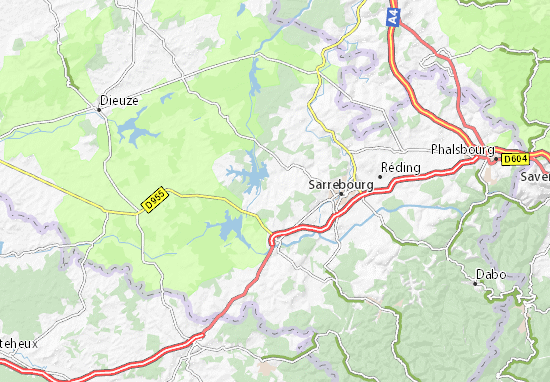 carte michelin kerprich aux bois plan kerprich aux bois viamichelin