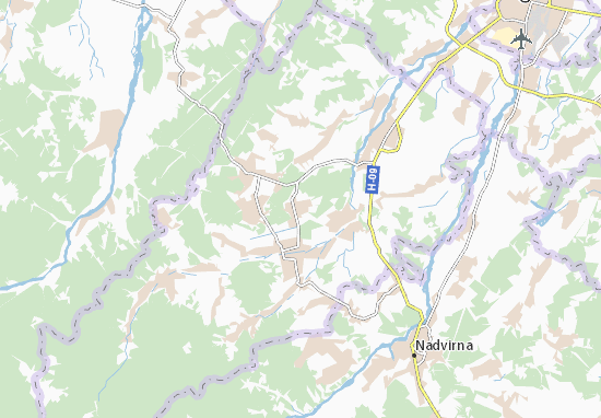 Dzvynyach Map