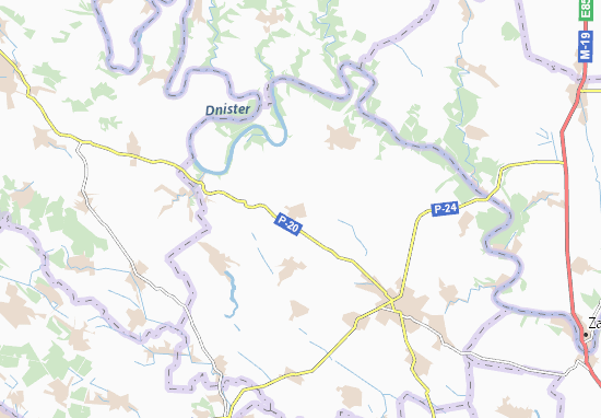 Karte Stadtplan Olijevo-Korolivka