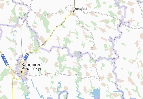Mapa Ksaverivka