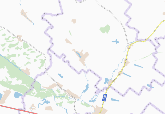 Mapa Novov&#x27;yazivs&#x27;ke