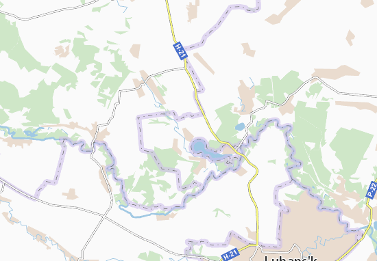 Karte Stadtplan Peredil&#x27;s&#x27;ke