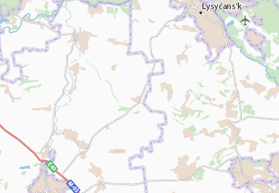 Mapa Berestove