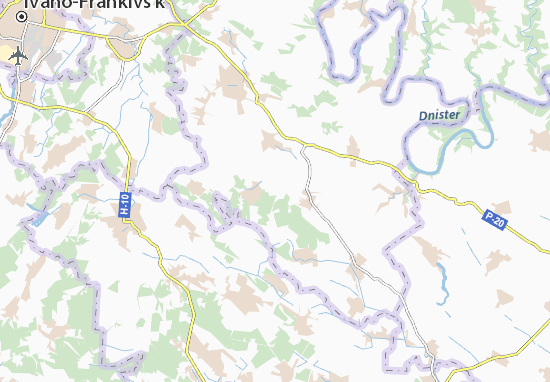 Karte Stadtplan Puzhnyky