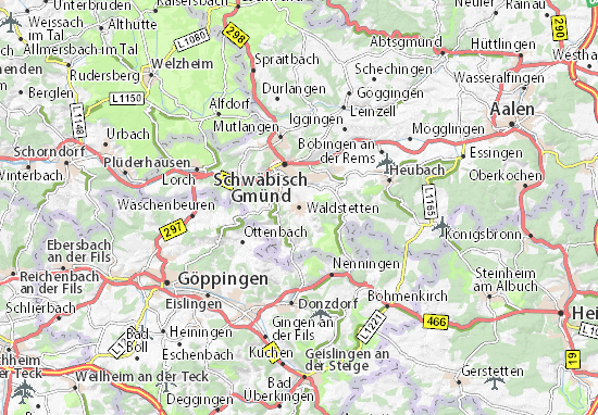 Waldstetten Map