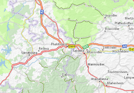 Phalsbourg Map