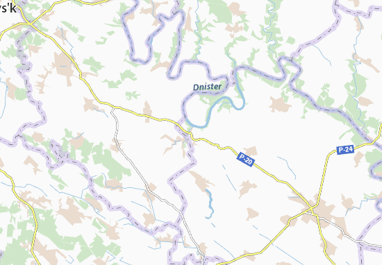 Karte Stadtplan Nezvys&#x27;ko