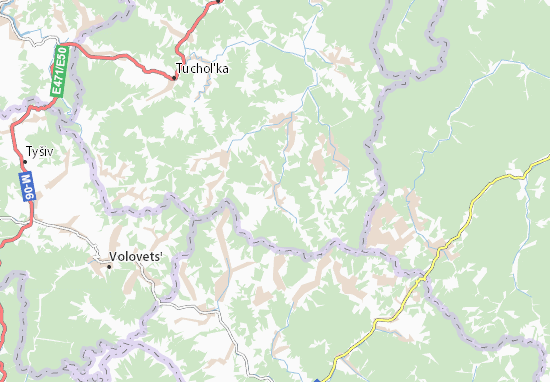Mapa Volosyanka