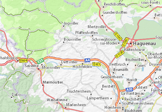 Karte Stadtplan Bossendorf