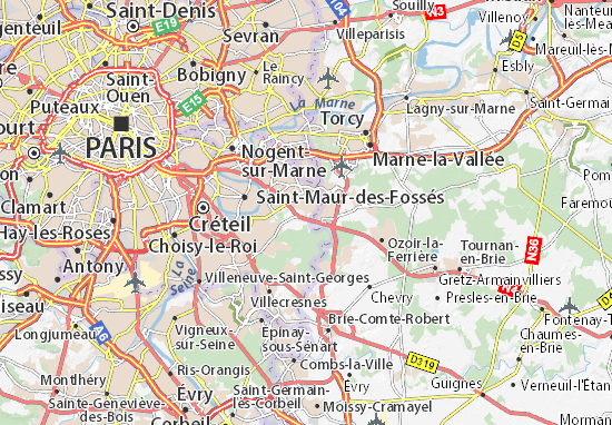 carte michelin la queue en brie plan la queue en brie viamichelin