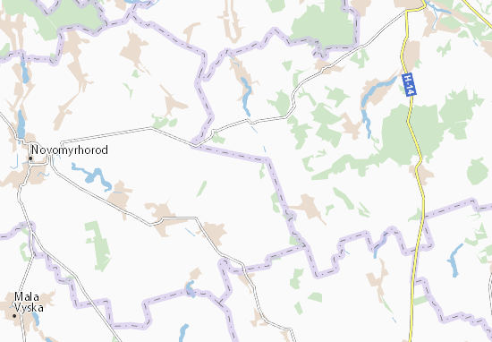 Karte Stadtplan Shpakove