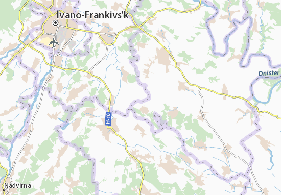 Kaart Plattegrond Ternovytsya