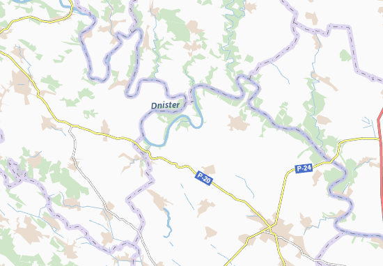 Kaart Plattegrond Korniv