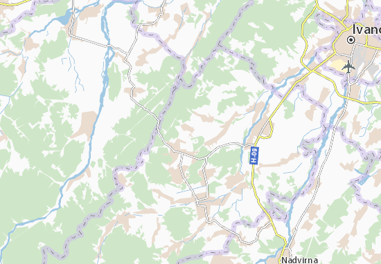 Kaart Plattegrond Khmelivka
