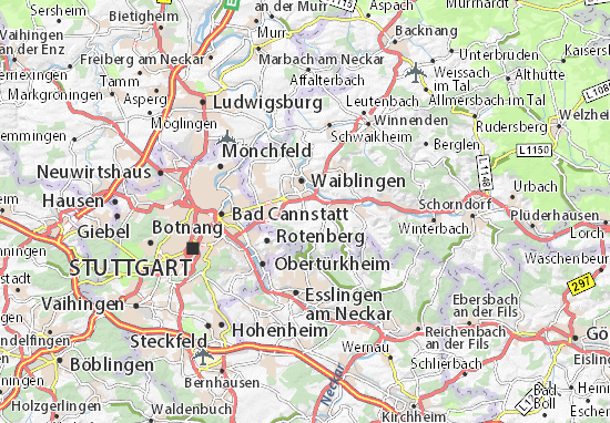 Mapa Rommelshausen