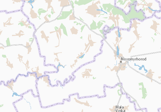 Nechajeve Map